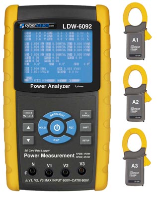 LDW-6092K 3 Phase Data Logger